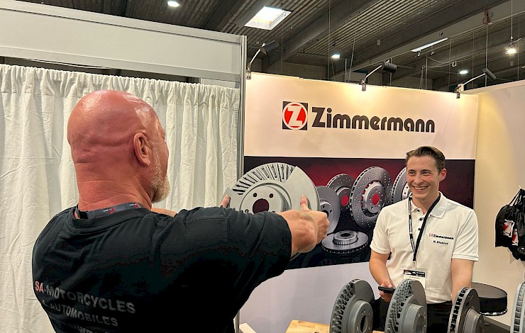 Successful dialogue: Otto Zimmermann at international trade fairs